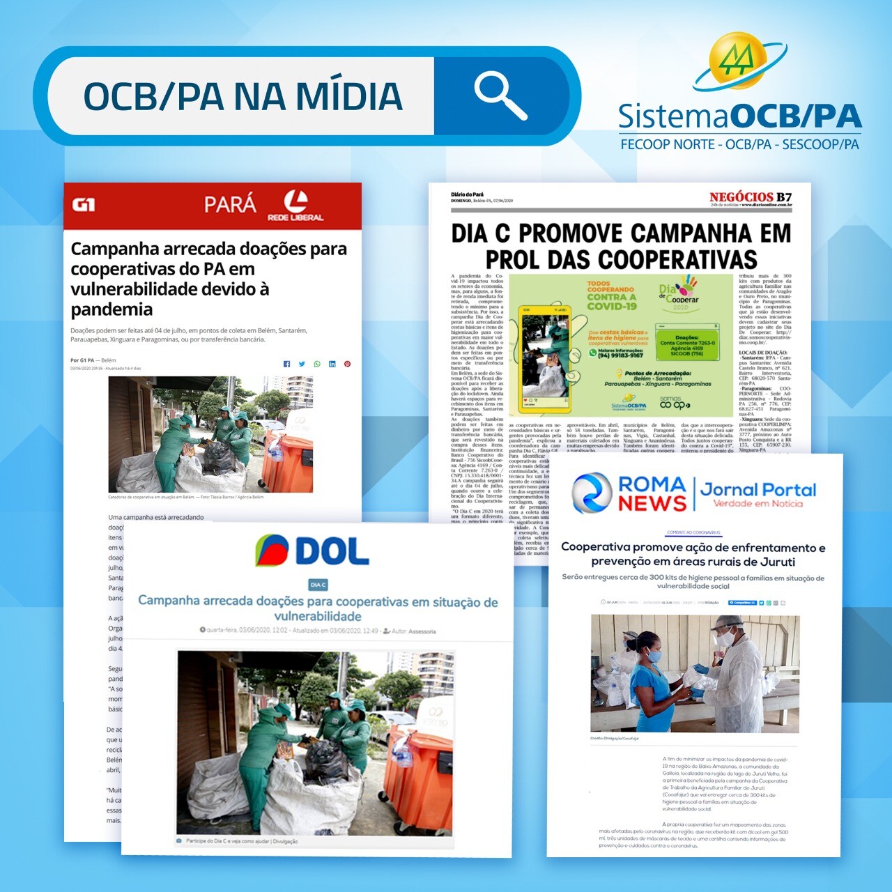 Na mídia: Dia C 2020 é destaque na imprensa paraense