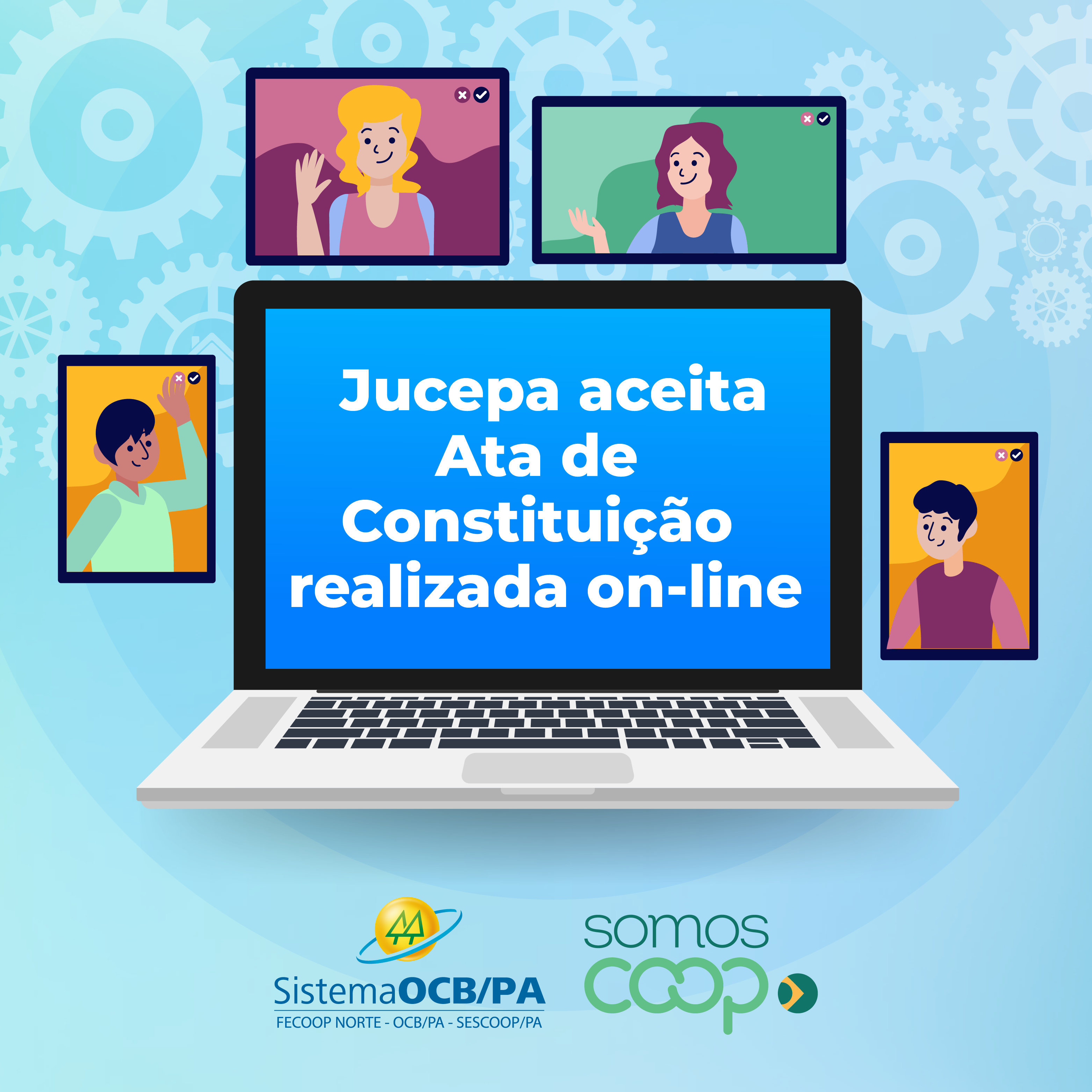 Jucepa aceita Ata de Constituição realizada on-line 