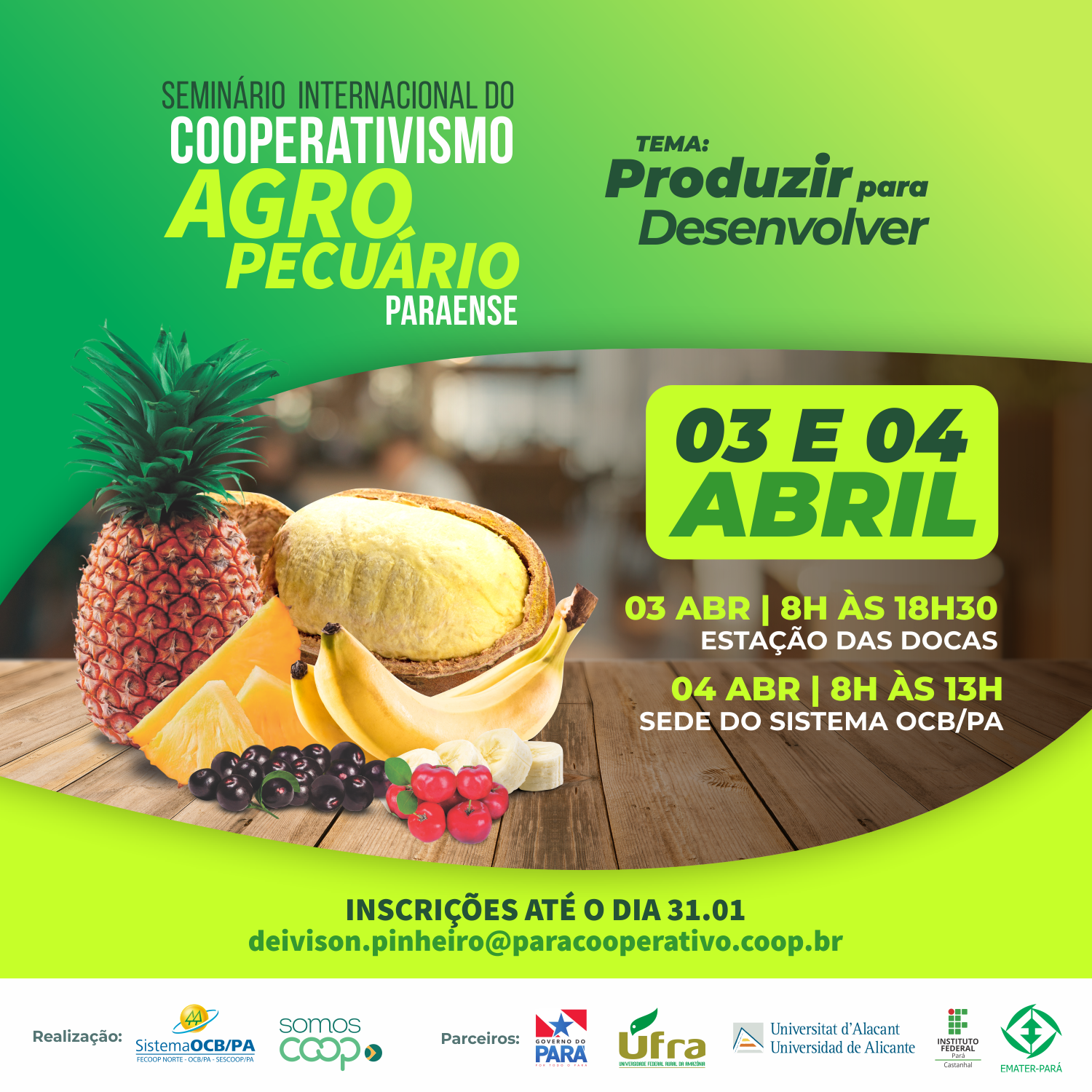 Seminário Agro irá discutir planejamento e gestão da produção