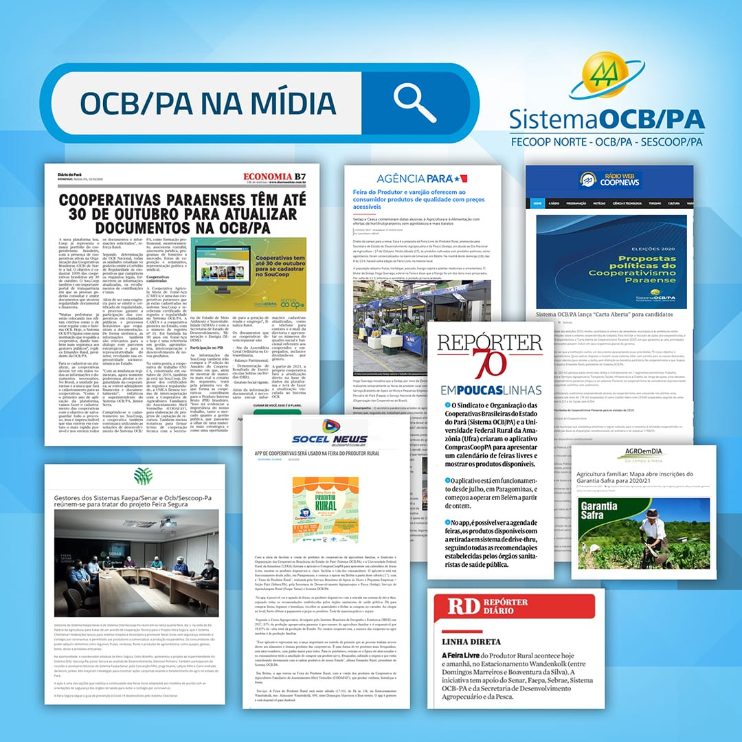 App Compras.Coop.Pa é destaque na mídia