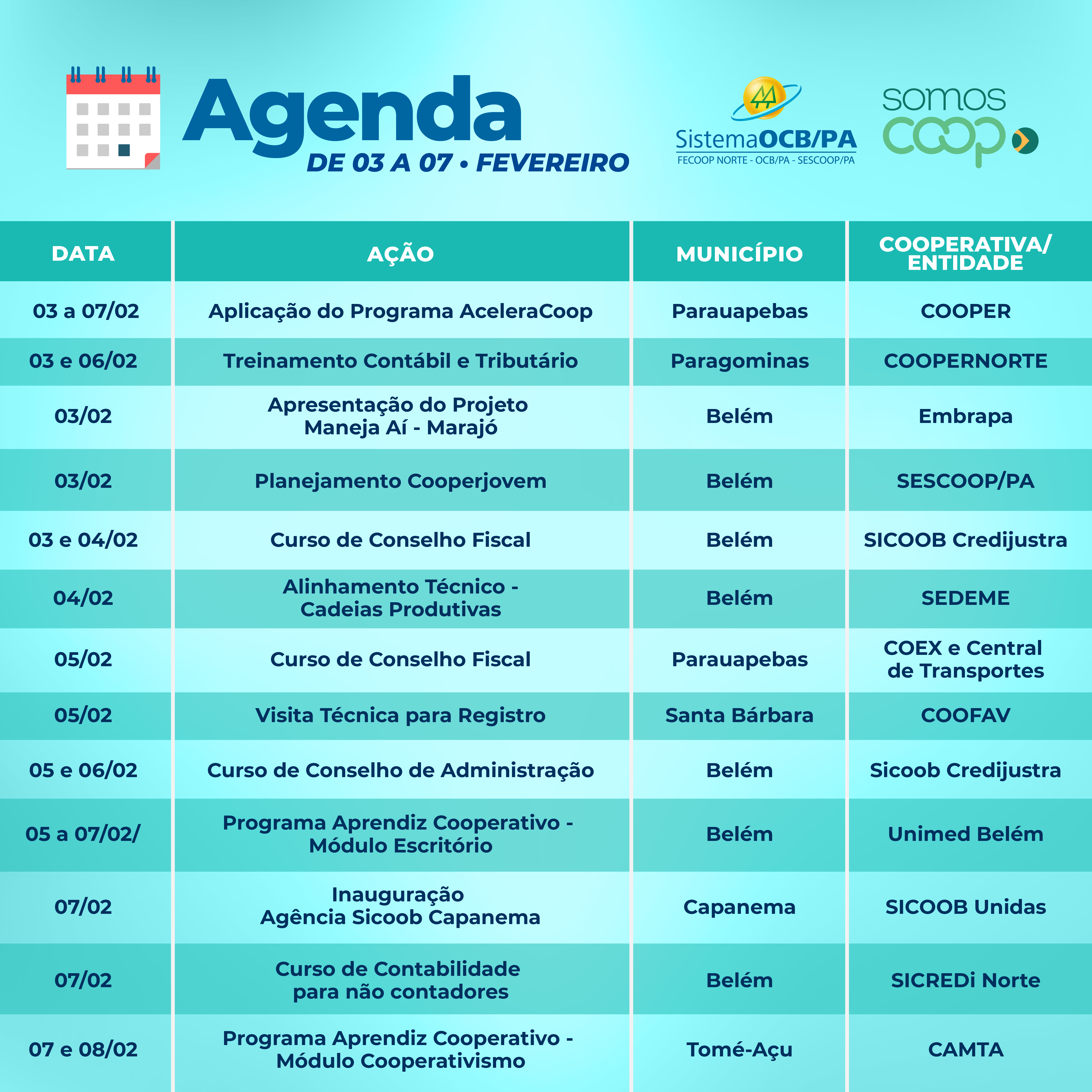 Agenda Semanal 🖊