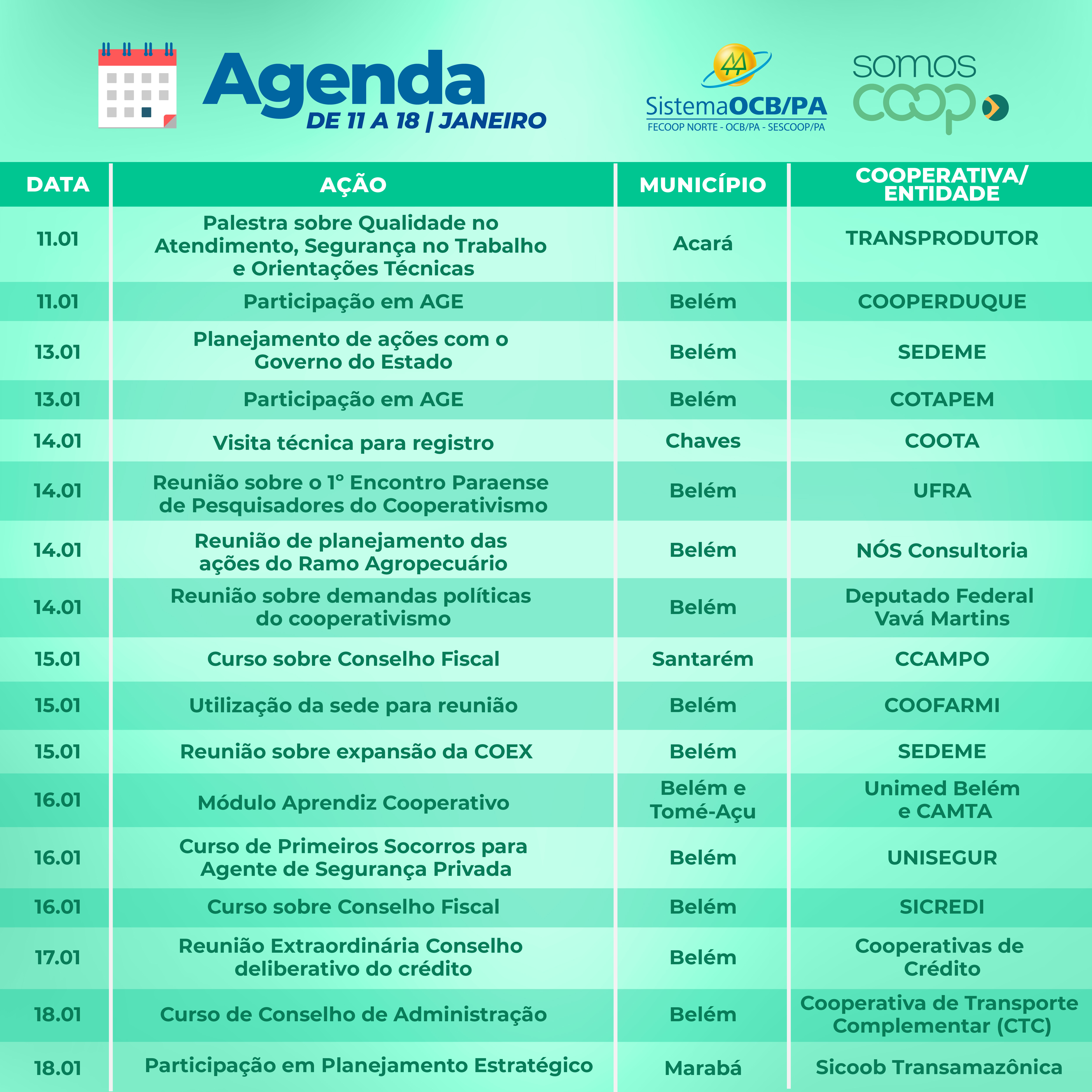 Agenda Semanal 🗓🖊
