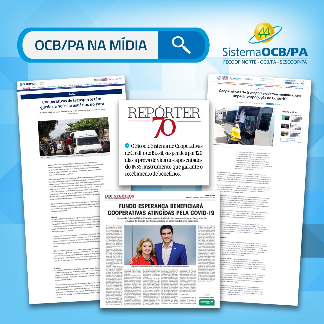 OCB/PA Na Mídia - Cooperativismo em Evidência 📰