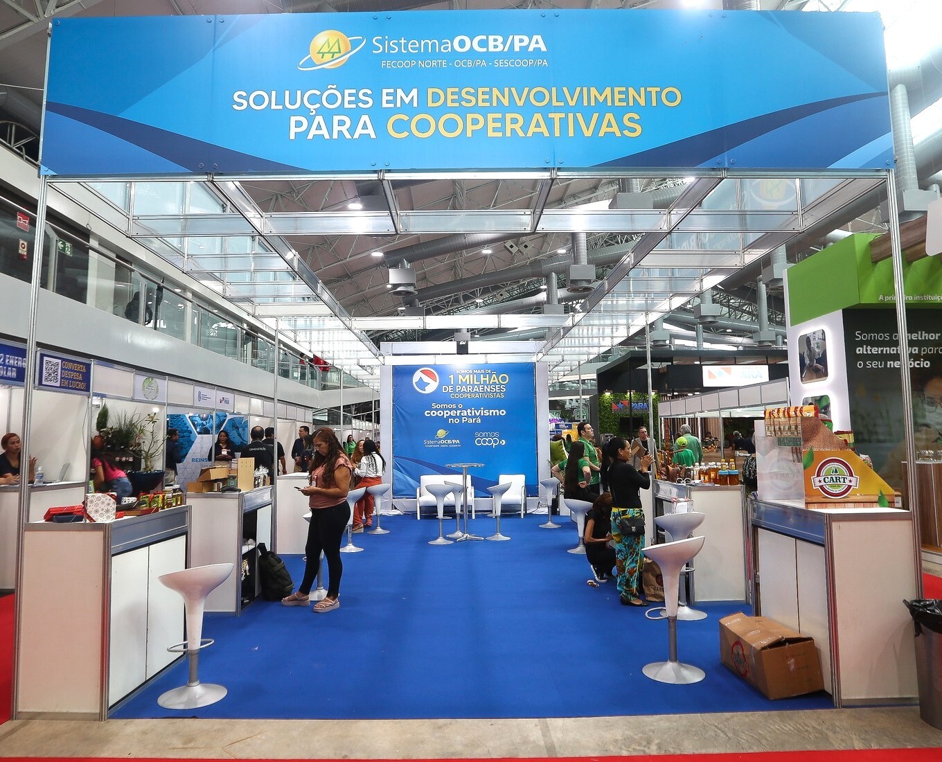 Sistema OCB/PA leva o cooperativismo para Feira Pará Negócios conectando cooperativas para impulsionar a economia