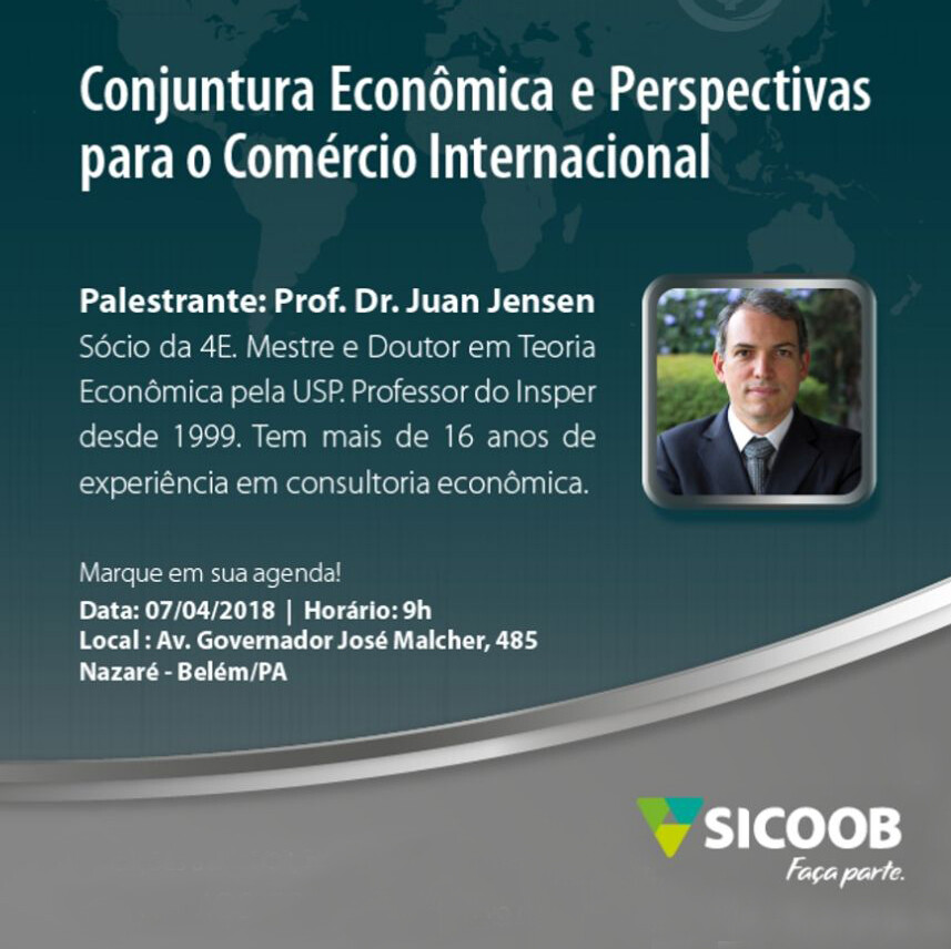 Sicoob Unicoob promove palestra sobre exportação e câmbio