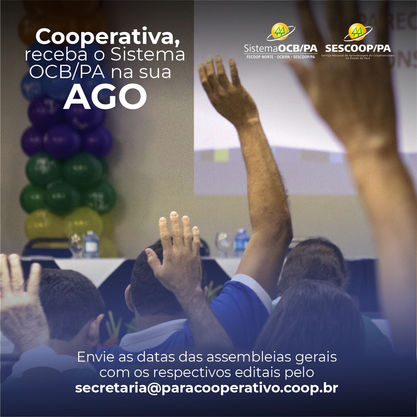 Cooperativa, receba o Sistema OCB/PA em sua AGO!