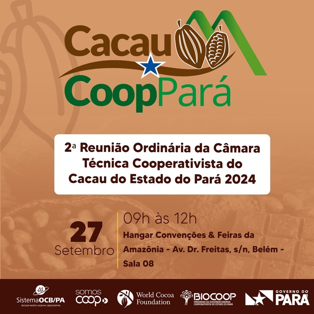 Segunda reunião ordinária da Câmara Técnica Cooperativista do Cacau, será amanhã, dia 27, durante a programação oficial do Festival Internacional do Cacau