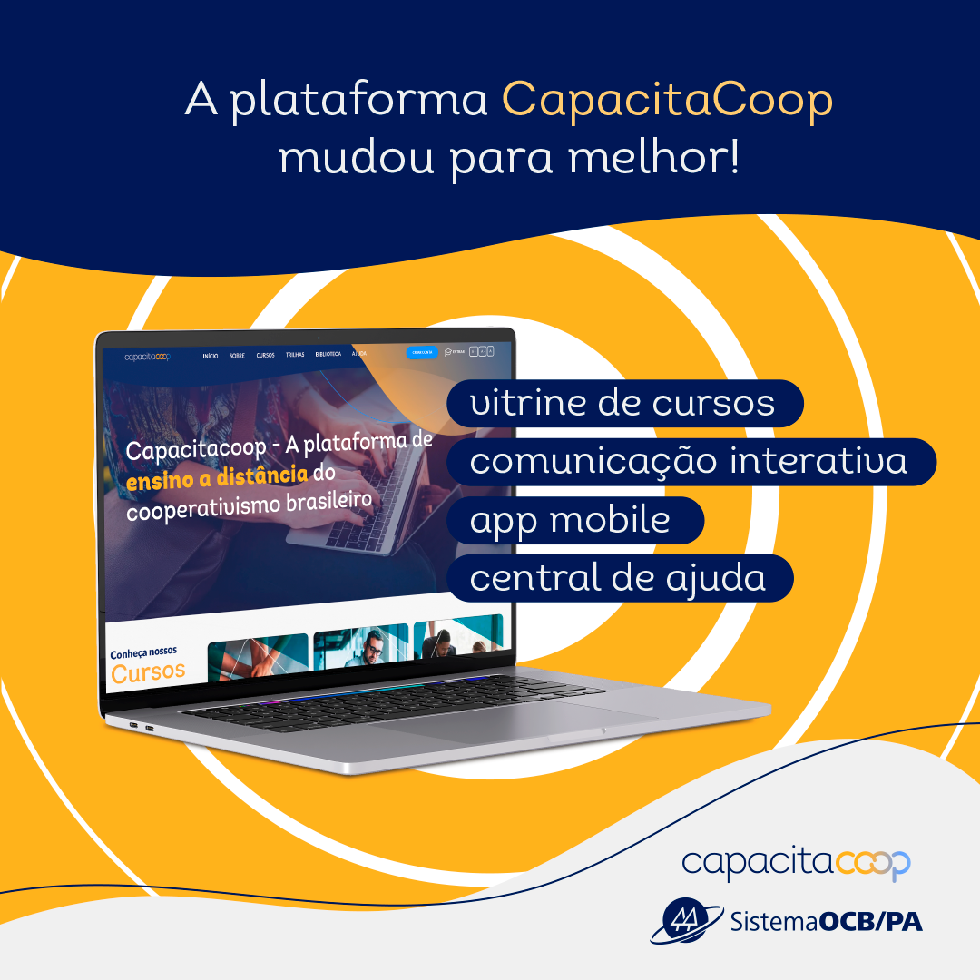 CapacitaCoop ganha nova interface e lança novos cursos