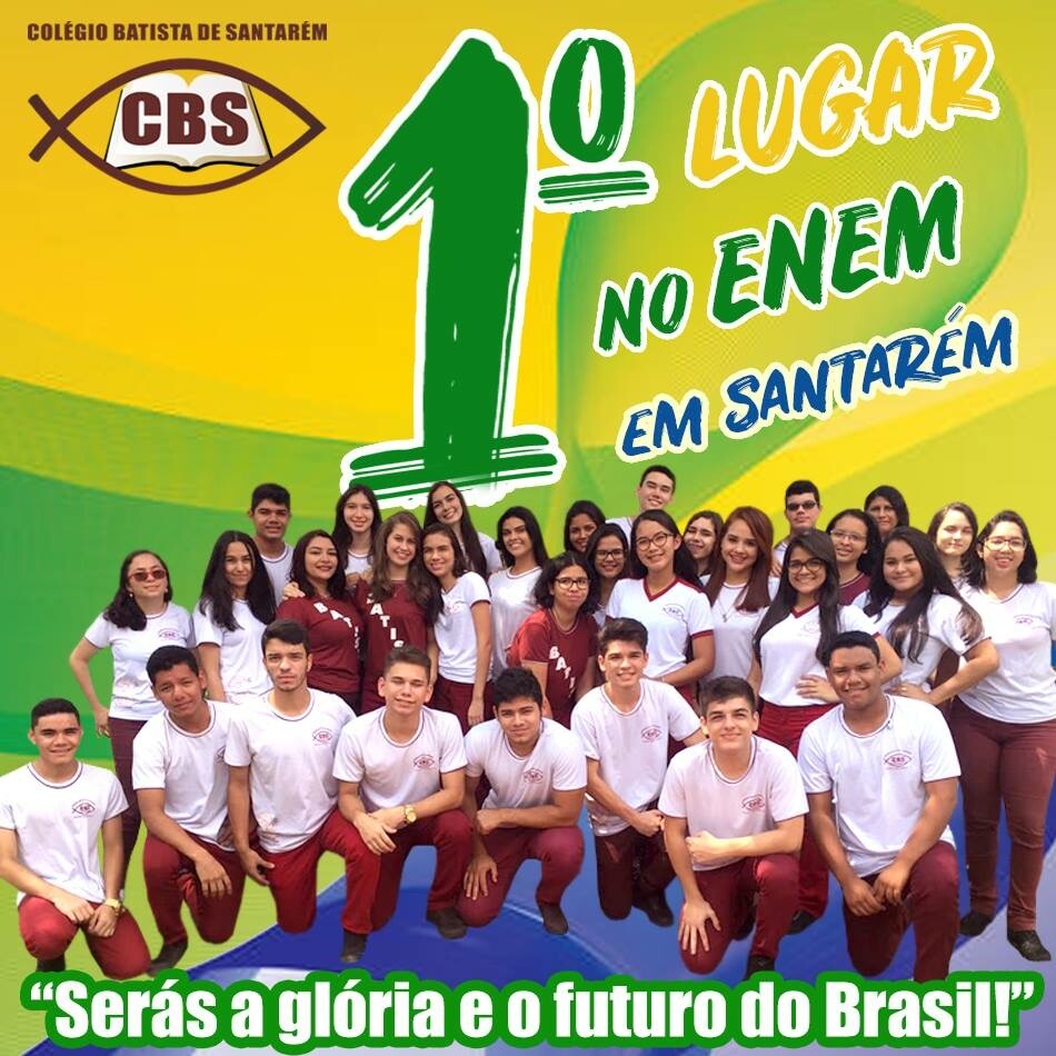 Colégio Batista conquista o primeiro lugar no Enem Santarém