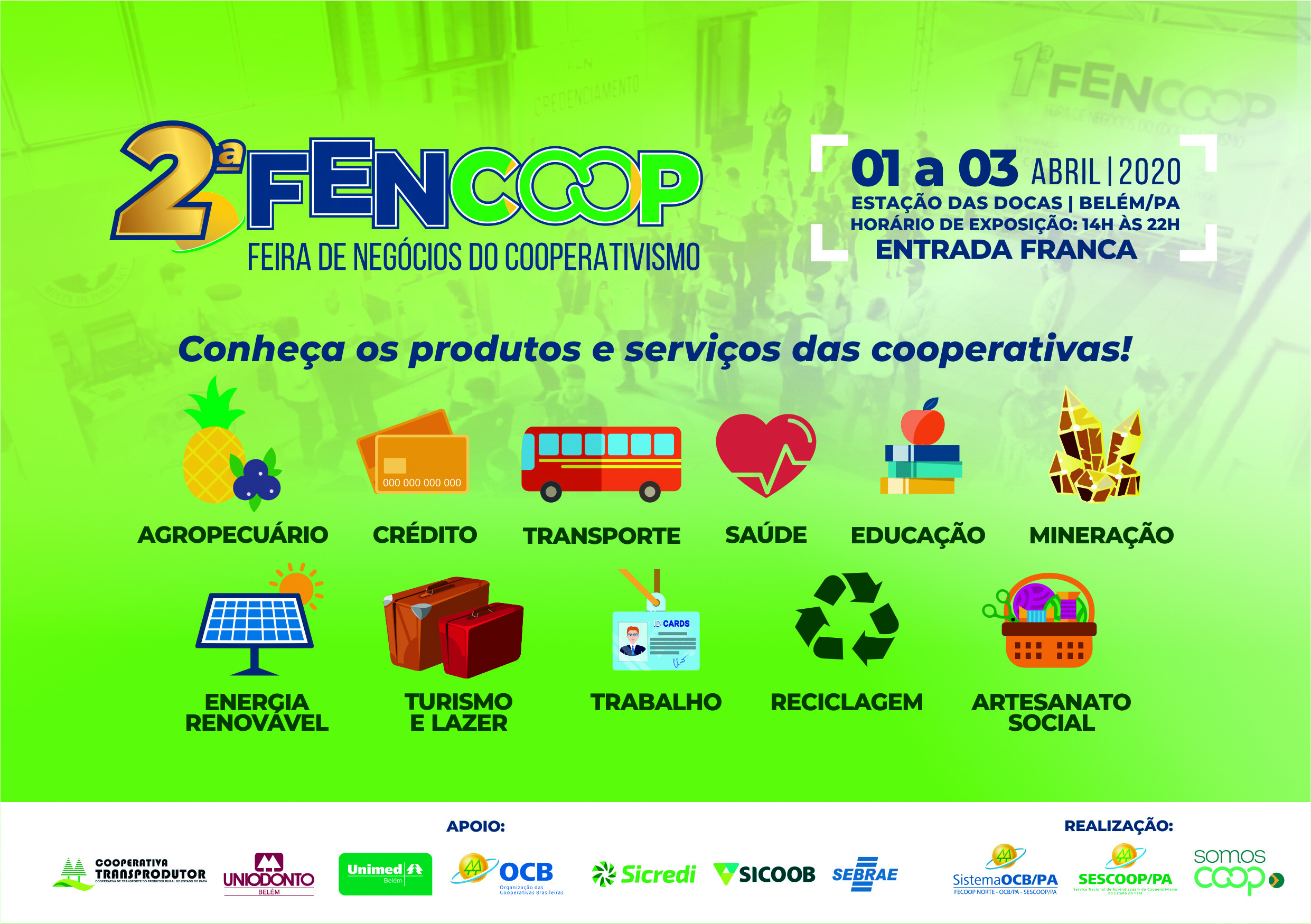 FENCOOP apresentará os produtos e serviços das cooperativas 
