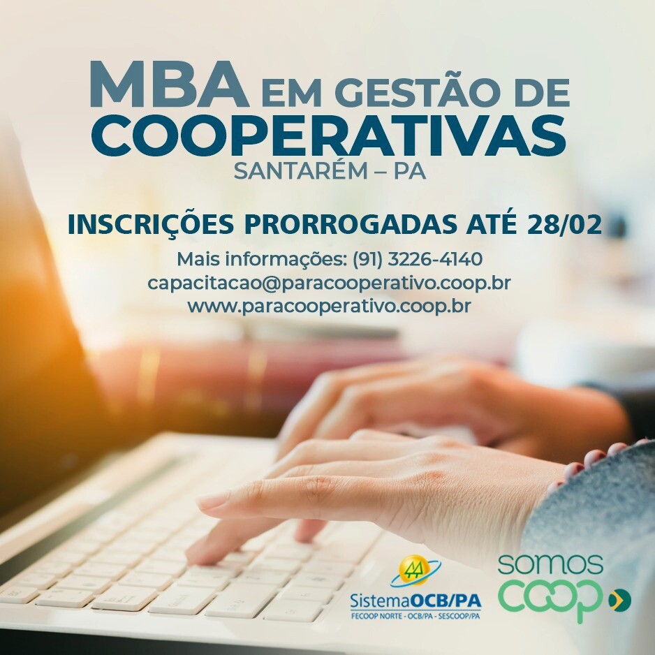 MBA Oeste tem inscrições prorrogadas