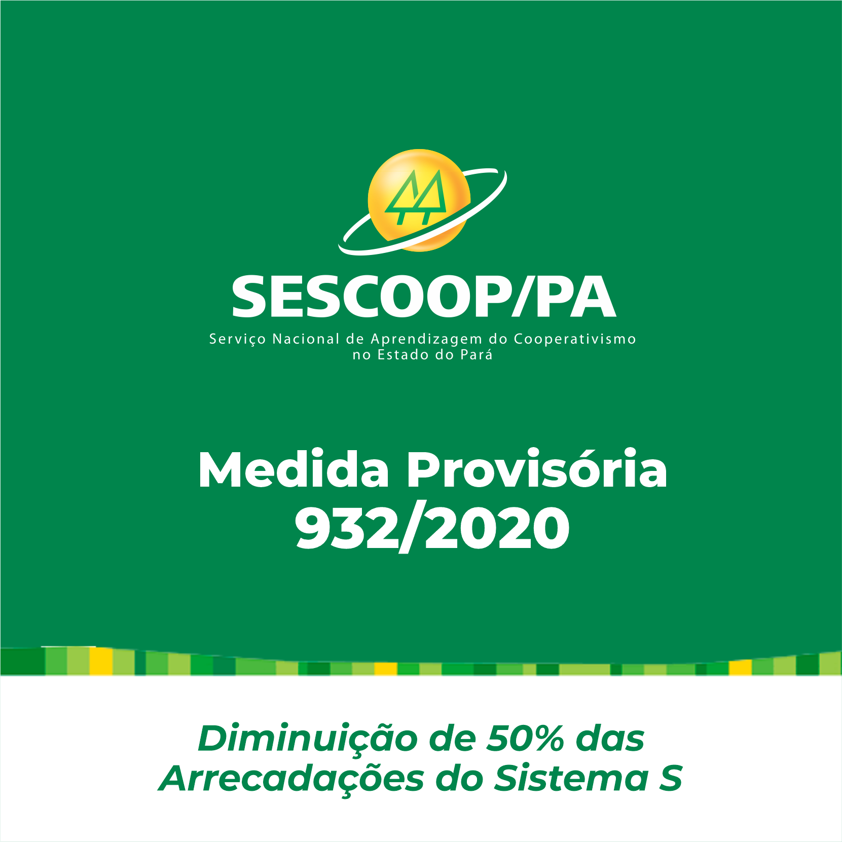 Arrecadação do SESCOOP será reduzida em 50%