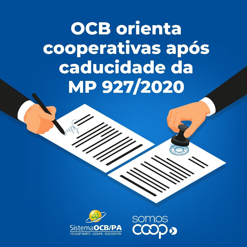 OCB orienta cooperativas após caducidade da MP 927/2020