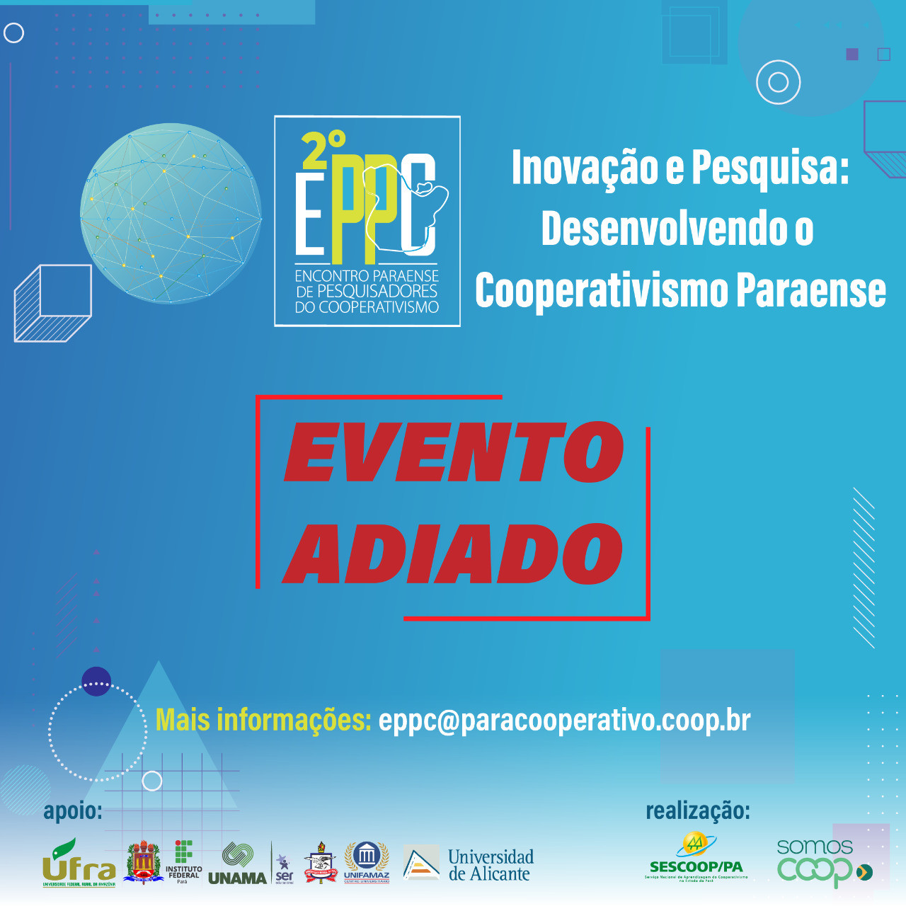 Comunicado Oficial: Adiamento 2° EPPC