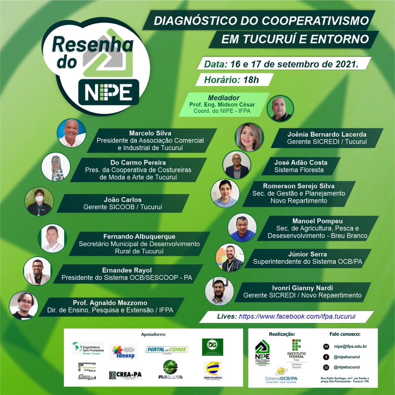 IFPA Campus Tucuruí e OCB organizam evento para discutir cooperativismo em Tucuruí