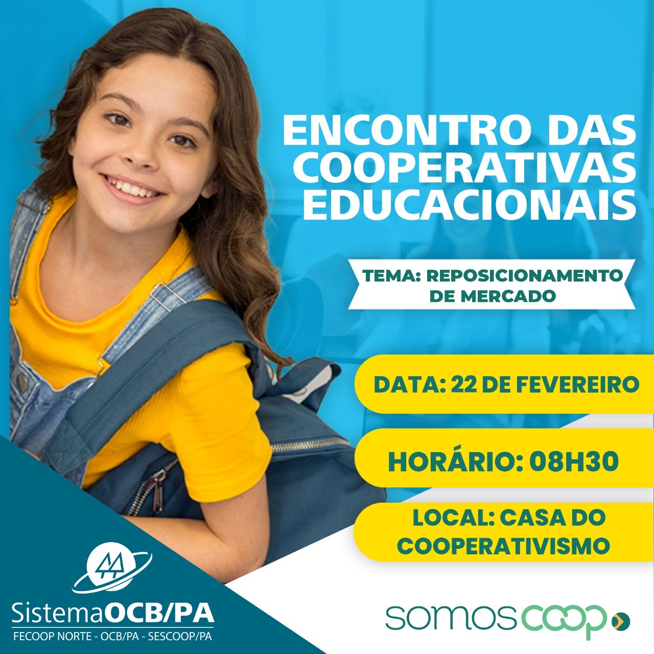 Encontro das Cooperativas Educacionais tratará sobre reposicionamento de mercado