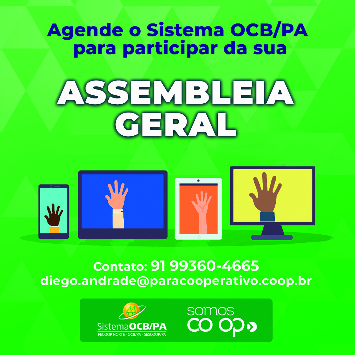 Cooperativas podem solicitar participação da OCB/PA em Assembleias