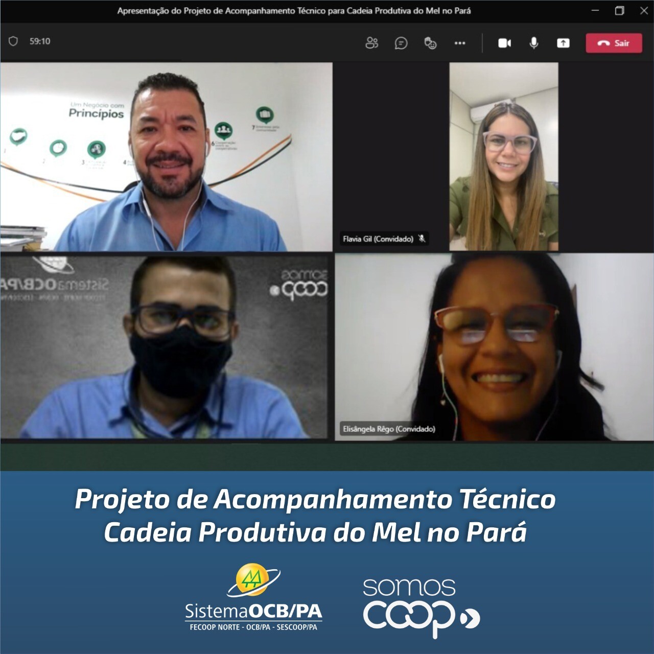 OCB/PA desenvolve projeto para potencializar produção de mel por cooperativas