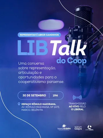 LIB TALK do Jornal Liberal destaca o papel do Sistema OCB/PA na abertura de caminhos promissores para o cooperativismo paraense