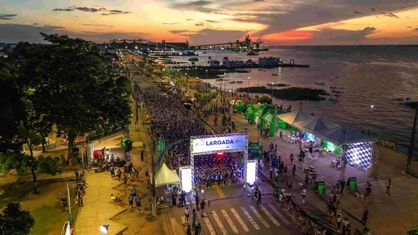 Corrida da Cooperação Santarém arrecada 3,5 toneladas de alimentos